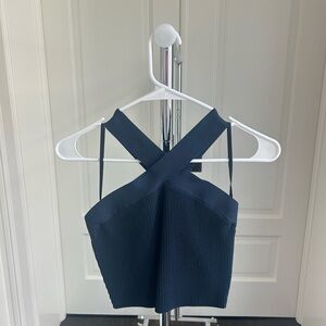 Navy Aritzia Top